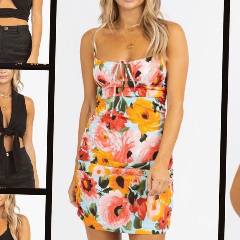 L’abeye Floral Midi Dress